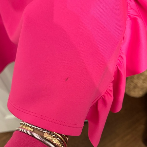 Ted Baker Fuchsia Ruffle Dress - Picture 4 of 4